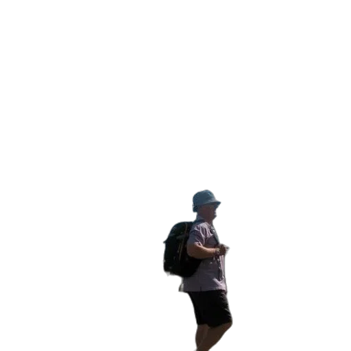 hat, staff, jacket, bottle transparent PNG cut-out