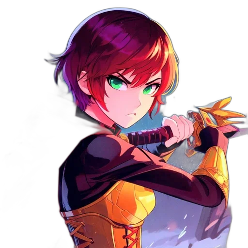 weapon, staff, sword, jacket transparent PNG cut-out