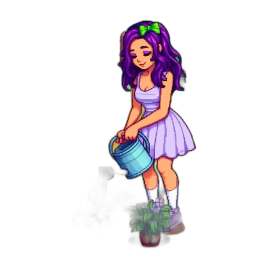 dress, bottle, pixel art, fantasy art transparent PNG cut-out