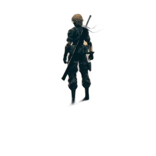 staff, weapon, sword, jacket transparent PNG cut-out