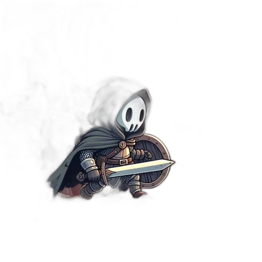 weapon, sword, mask, creature transparent PNG cut-out