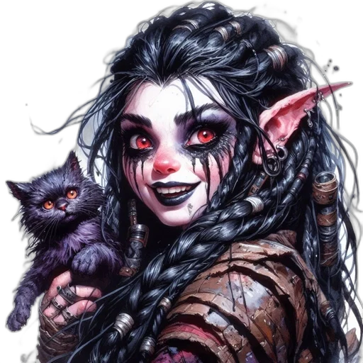 creature, fantasy art, concept art, comic book art transparent PNG cut-out