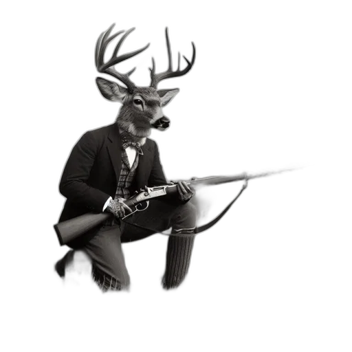 staff, animal, creature, crown transparent PNG cut-out