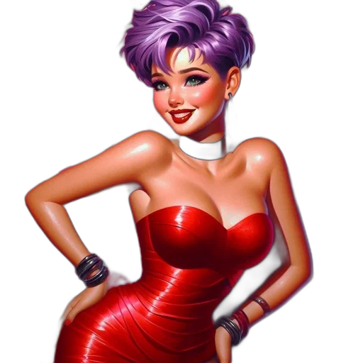 dress, jewelry, cartoon, comic book art transparent PNG cut-out