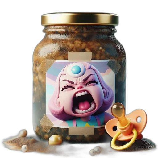 food, creature, concept art, 3d render transparent PNG cut-out