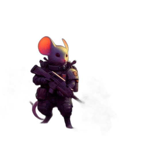 staff, weapon, creature, robot transparent PNG cut-out