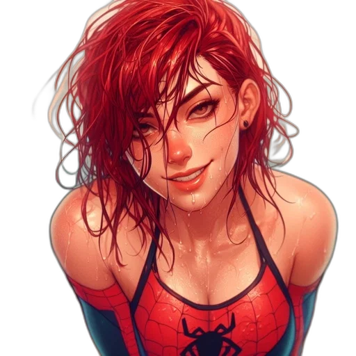 face, comic book art, concept art, fantasy art transparent PNG cut-out