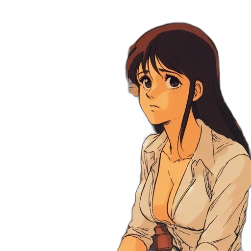 dress, face, anime, concept art transparent PNG cut-out