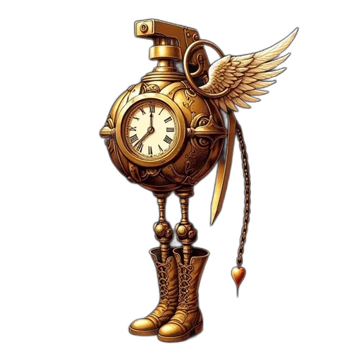 robot, jewelry, staff, weapon transparent PNG cut-out