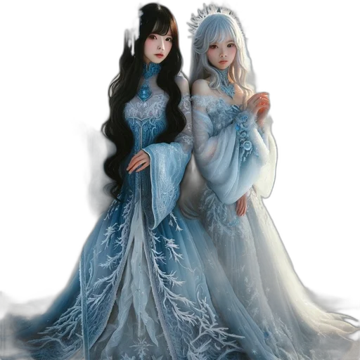 dress, fantasy art, concept art, 3d render transparent PNG cut-out