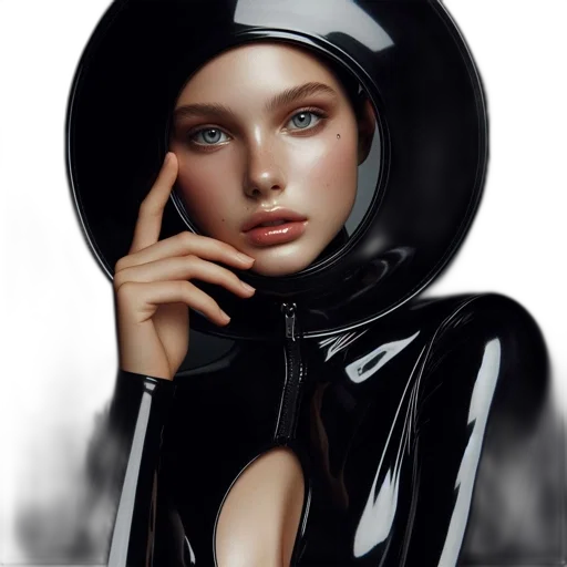 face, jacket, mask, hat transparent PNG cut-out