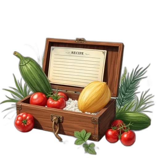 food, photorealistic, illustrated, recipe transparent PNG cut-out
