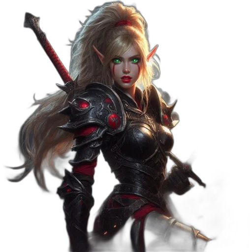 fantasy art, concept art, comic book art, pixel art transparent PNG cut-out