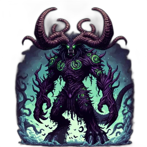 creature, dragon, mask, staff transparent PNG cut-out