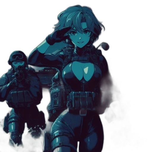 robot, weapon, concept art, cyberpunk transparent PNG cut-out