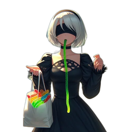 dress, jacket, staff, bottle transparent PNG cut-out