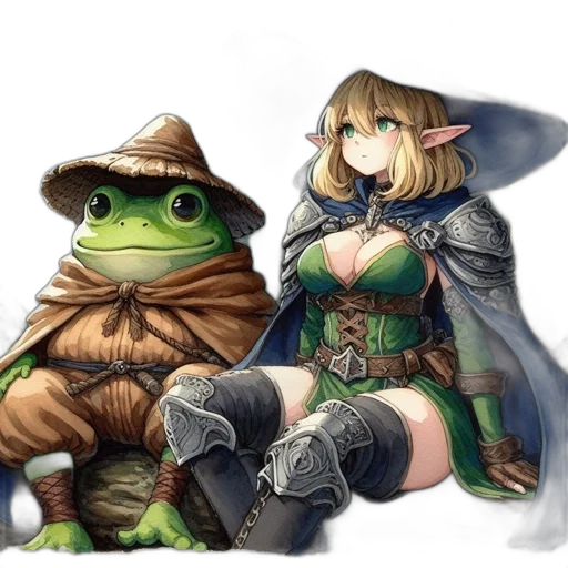 dragon, hat, weapon, staff transparent PNG cut-out