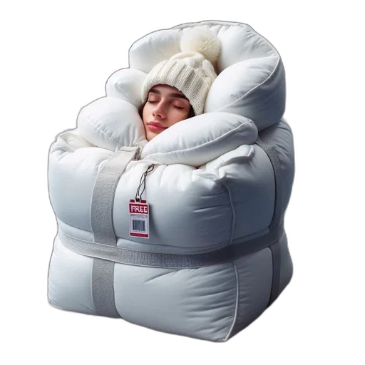 jacket, furniture, hat, 3d render transparent PNG cut-out