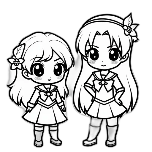 anime, cartoon, concept art, pixel art transparent PNG cut-out
