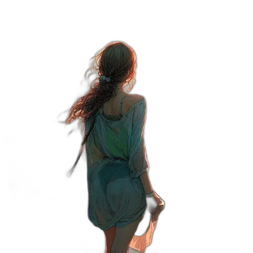 dress, face, hair, mask transparent PNG cut-out
