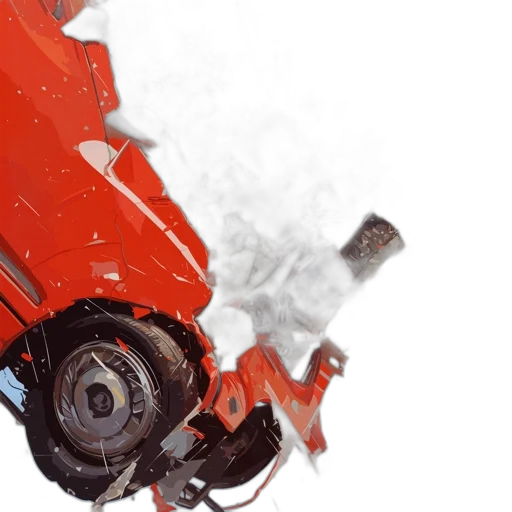 car, robot, photorealistic, 3d render transparent PNG cut-out