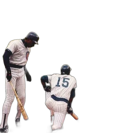 baseball, player, number, his transparent PNG cut-out