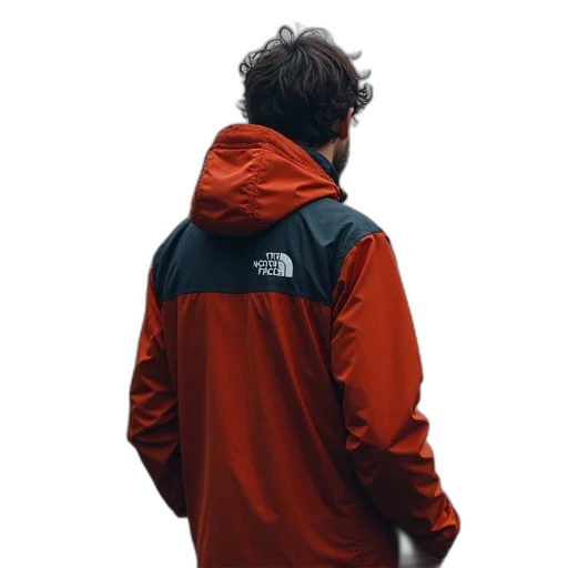 jacket, staff, face, 3d render transparent PNG cut-out