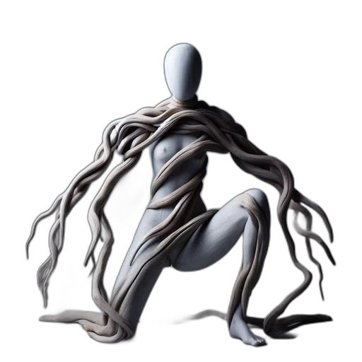 creature, hair, robot, animal transparent PNG cut-out