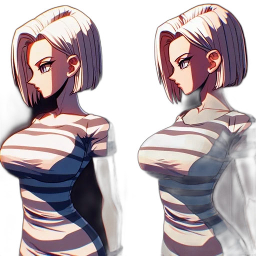 dress, jacket, robot, face transparent PNG cut-out