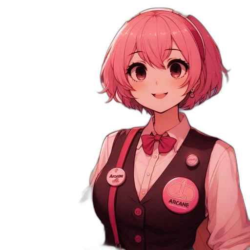 staff, jacket, face, dress transparent PNG cut-out