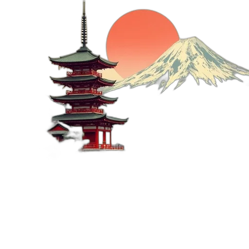 building, staff, umbrella, pixel art transparent PNG cut-out