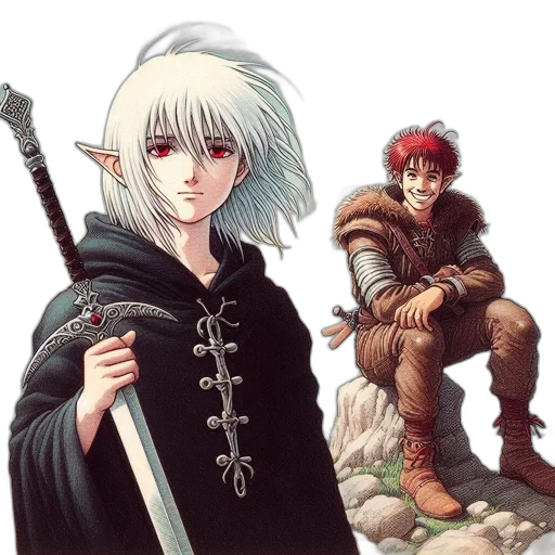 sword, concept art, fantasy art, comic book art transparent PNG cut-out
