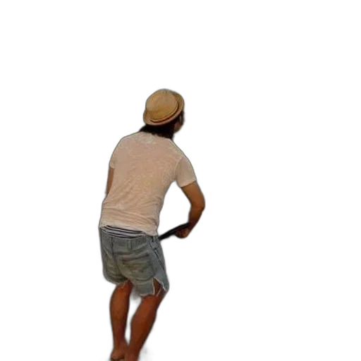 hat, staff, shoes, creature transparent PNG cut-out