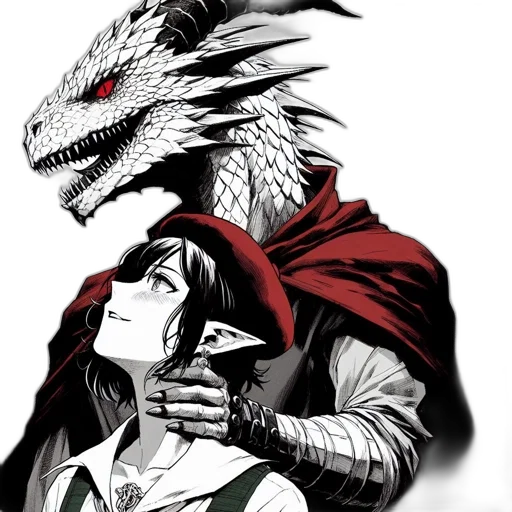 dragon, mask, comic book art, fantasy art transparent PNG cut-out