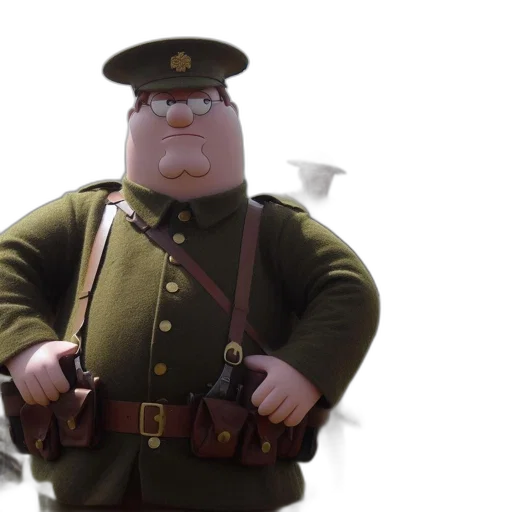 staff, concept art, 3d render, wwi-like transparent PNG cut-out