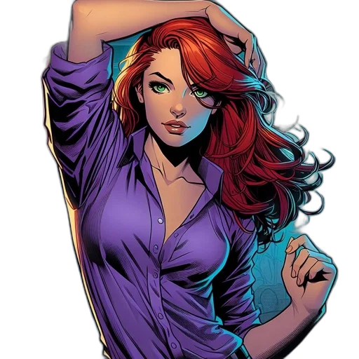 comic book art, cartoon, concept art, fantasy art transparent PNG cut-out