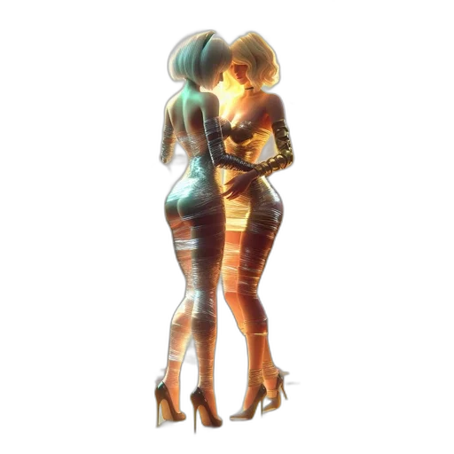 dress, concept art, pixel art, 3d render transparent PNG cut-out