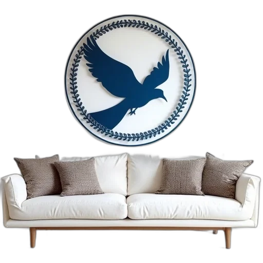 furniture, blue, modern, living transparent PNG cut-out