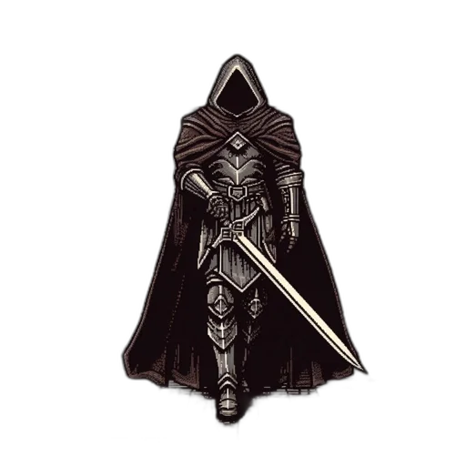 sword, jacket, staff, mask transparent PNG cut-out