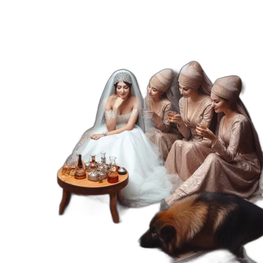 dress, crown, furniture, concept art transparent PNG cut-out