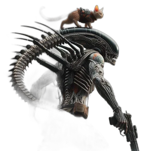 creature, robot, animal, weapon transparent PNG cut-out