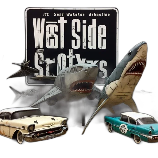 concept art, 3d render, diorama, features transparent PNG cut-out