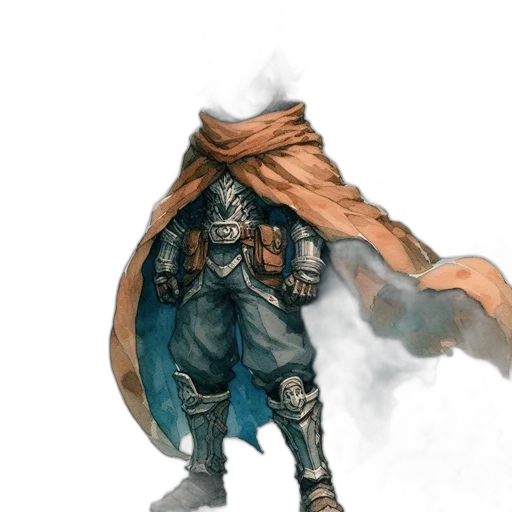 sword, jacket, mask, staff transparent PNG cut-out
