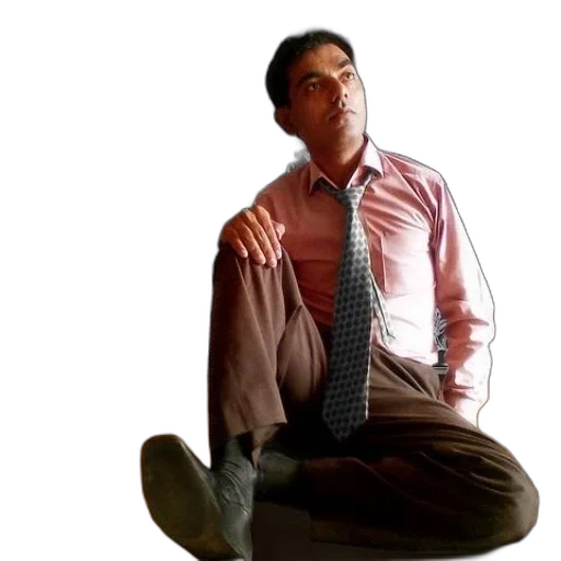 staff, man, pink, shirt transparent PNG cut-out