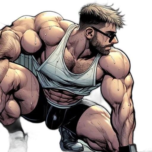 comic book art, concept art, cartoon, photorealistic transparent PNG cut-out