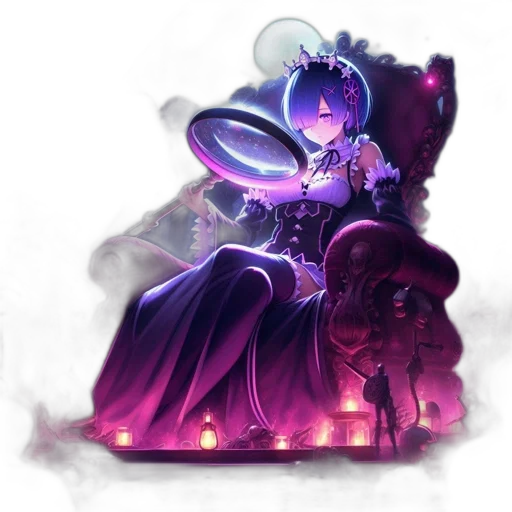 crown, staff, dress, concept art transparent PNG cut-out