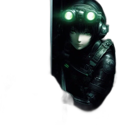 robot, mask, face, weapon transparent PNG cut-out