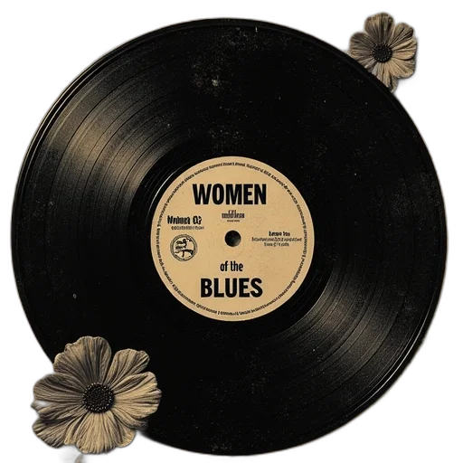 blue, vinyl, label, says transparent PNG cut-out