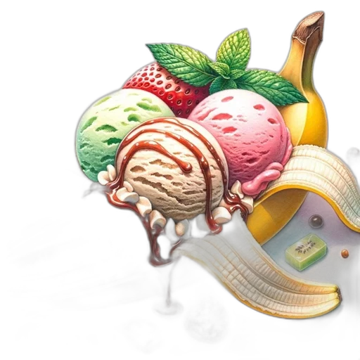 food, hat, crown, 3d render transparent PNG cut-out