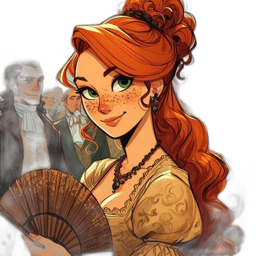 dress, face, staff, fantasy art transparent PNG cut-out